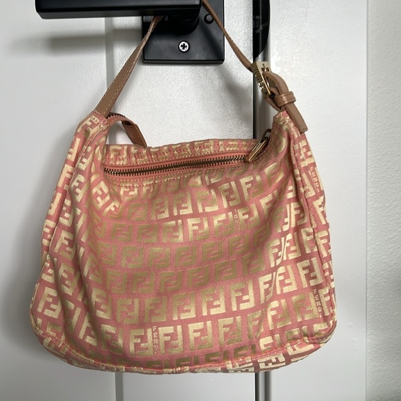 Authentic Fendi Zucchino Mini Pochette - Picture 5 of 16